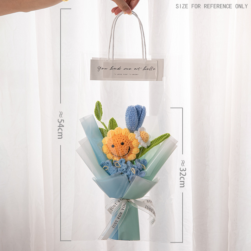 웃는 해바라기 + 릴리 블루