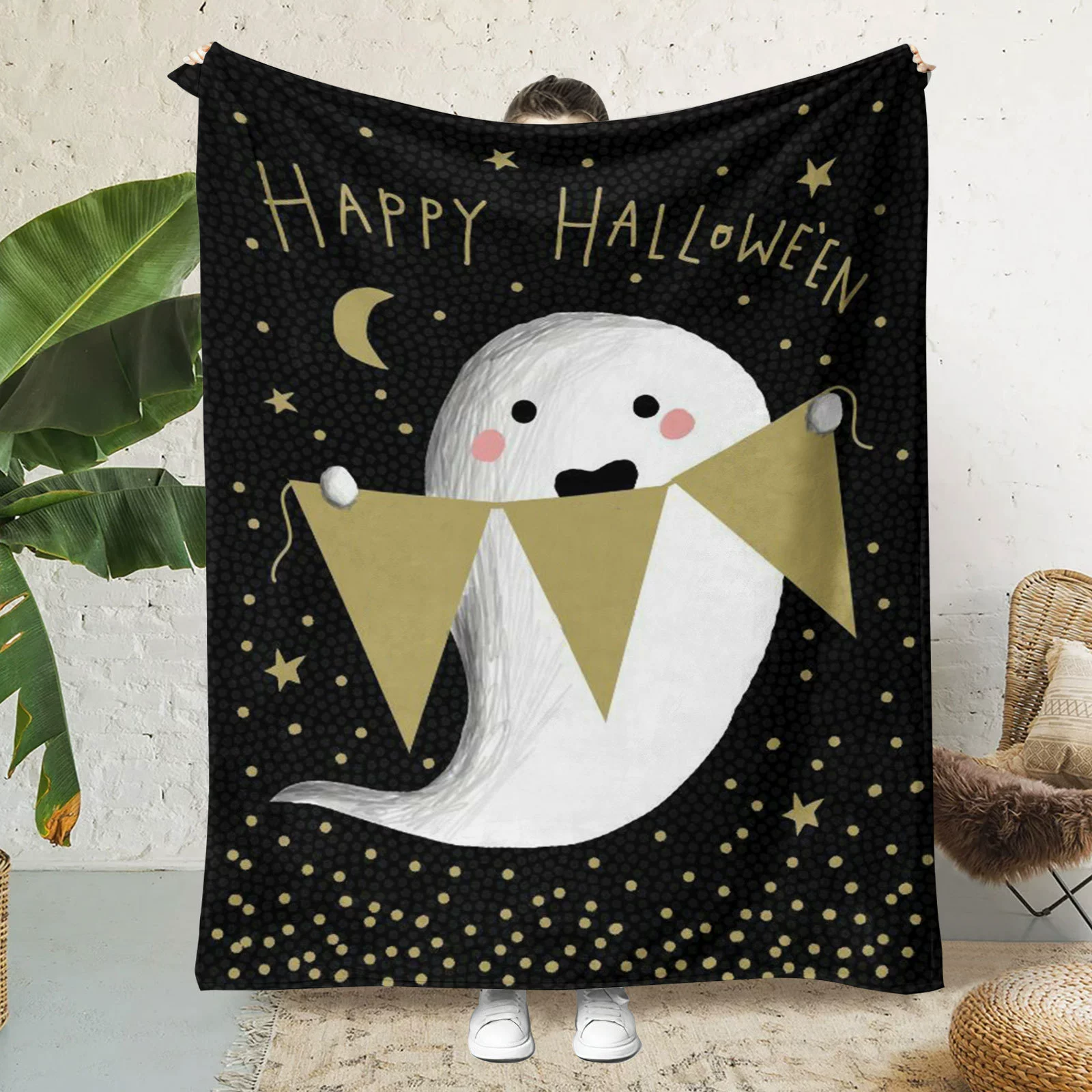 Flannel children's ghost duvet, (Cross-border trading), 3D, increased thickness