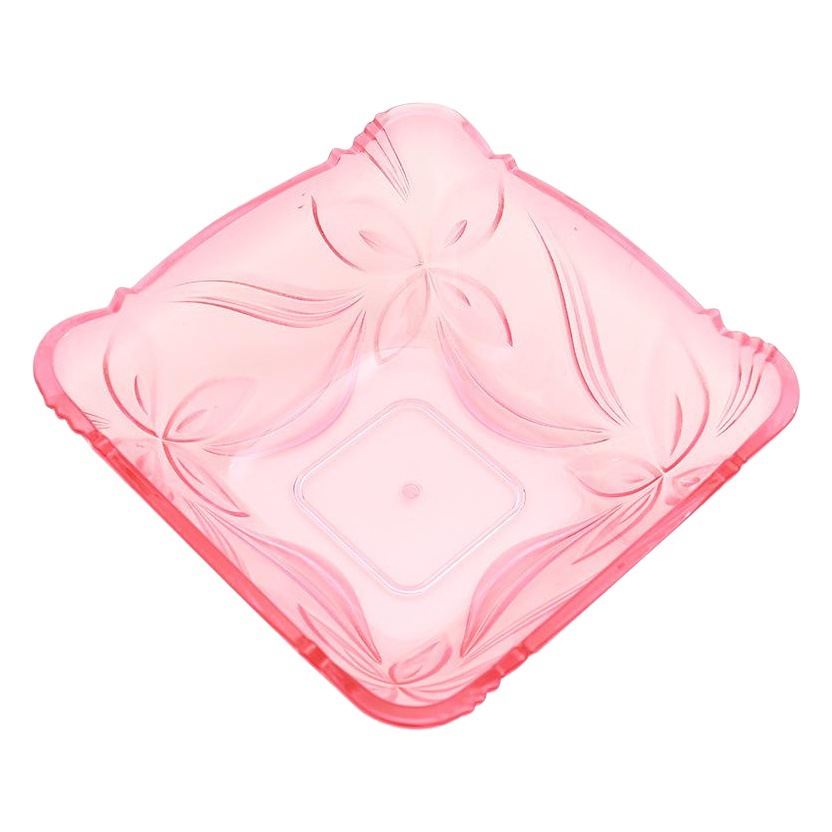 Plato de frutas transparente de plástico, estilo europeo moderno