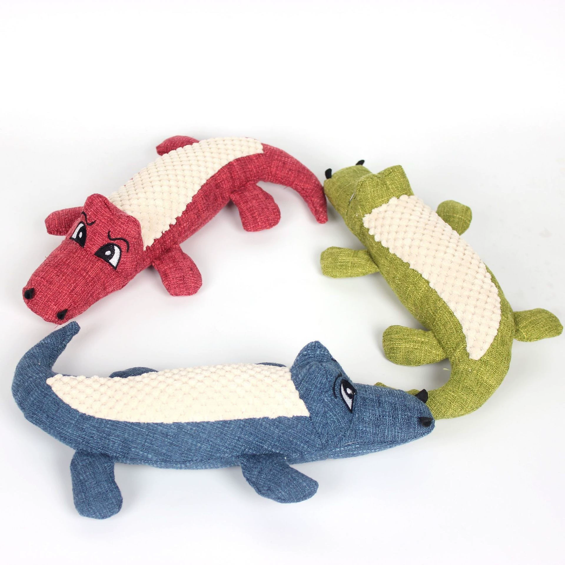 Plush toy, new collection, pet, makes sounds, corn kernels, crocodile, can bite