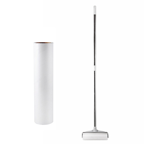 Hair Lifter Drum Long Rod Large Extended Household Floor Dust Roller Hair Sticking Remover