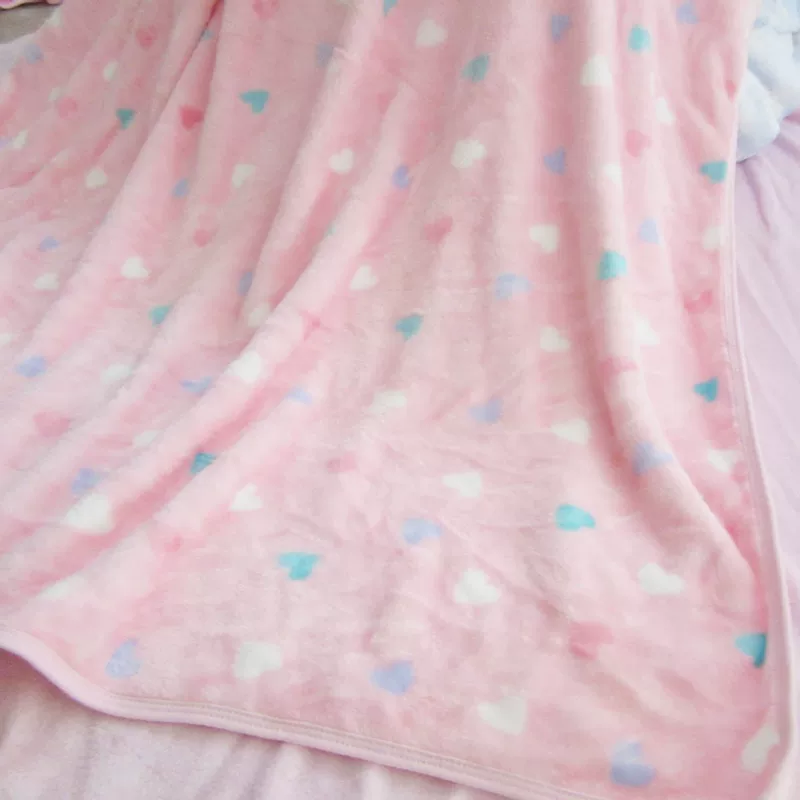 Double-sided flannel duvet, cartoon cloak