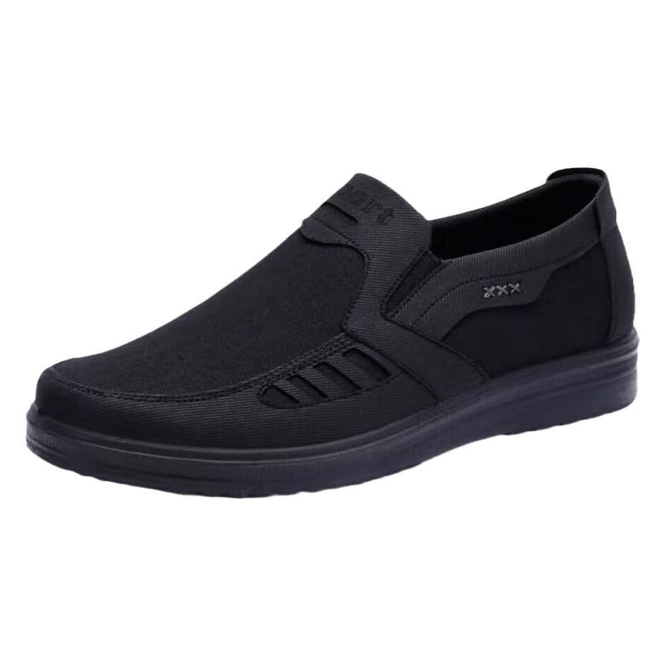 2026 New Style Old Beijing Cloth Shoes, Breathable Men's Shoes, Soft Sole, Non-Slip Dad Shoes, Large Size Men's Shoes, Casual Canvas Shoes