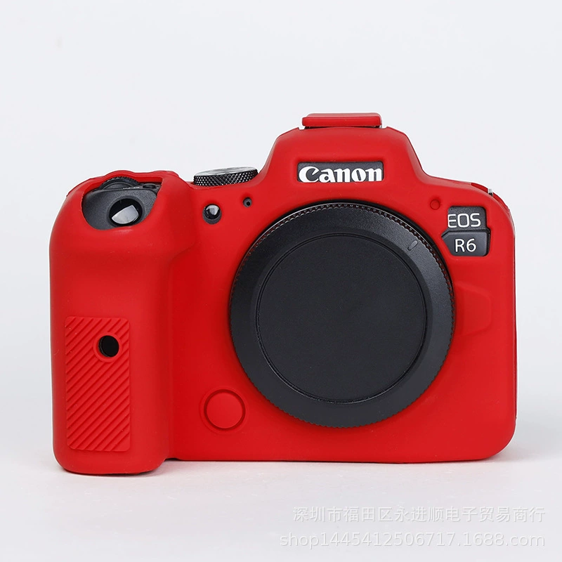 Canon, совместимый силиконовый чехол для камеры, резиновый чехол, защитный кейс для фотосессий, модель R6, модель R6