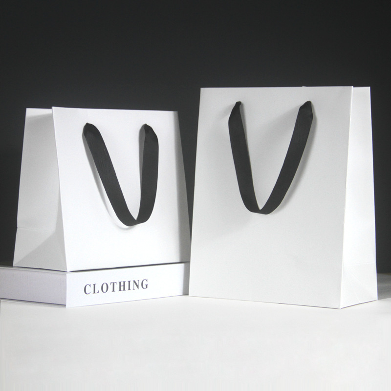 Spot gift packaging bags 5 hair LOGO printing advertising clothing store beauty skin care products advanced sense