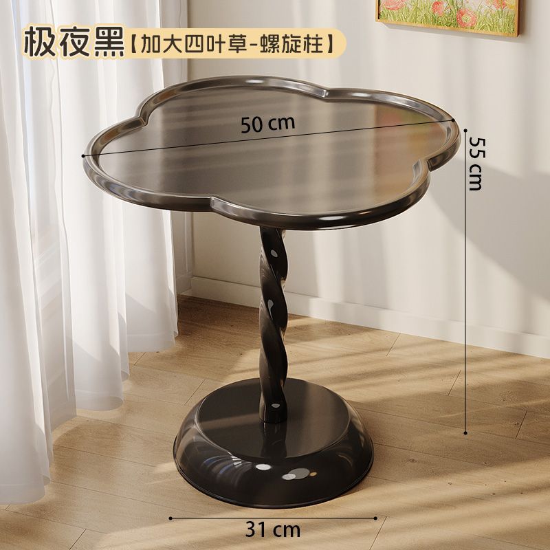 [행운의 네잎 클로버] 단층 나선형 스타일 - 익스트림 나이트 블랙