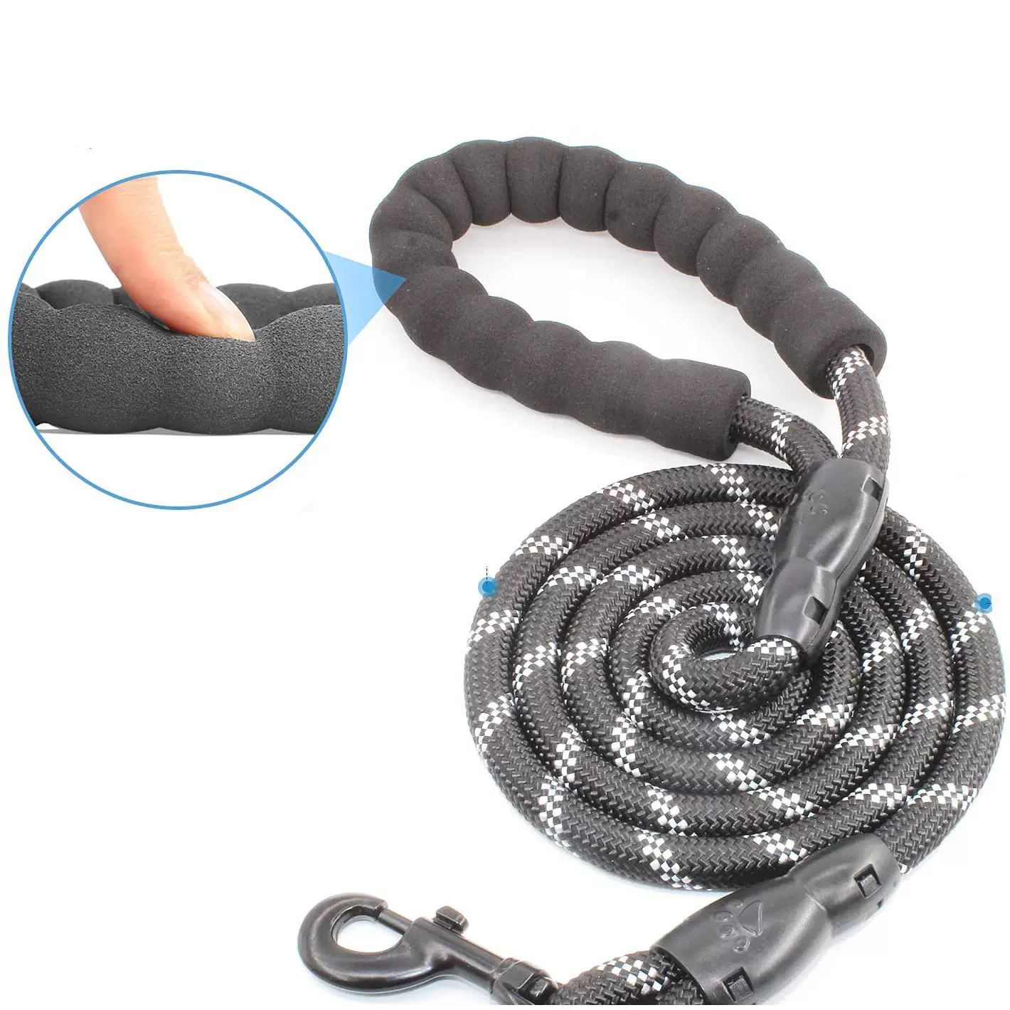 热卖尼龙反光尼龙狗狗绳超长30ft外出宠物牵引绳源头厂家可开专票