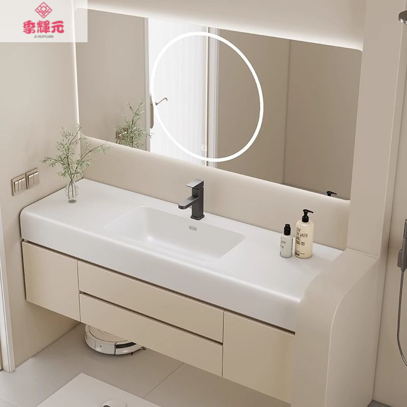 Light Luxury Caneli Bathroom New Washbasin Washbasin Cabinet Combination Bathroom Washbasin Minimalist Set