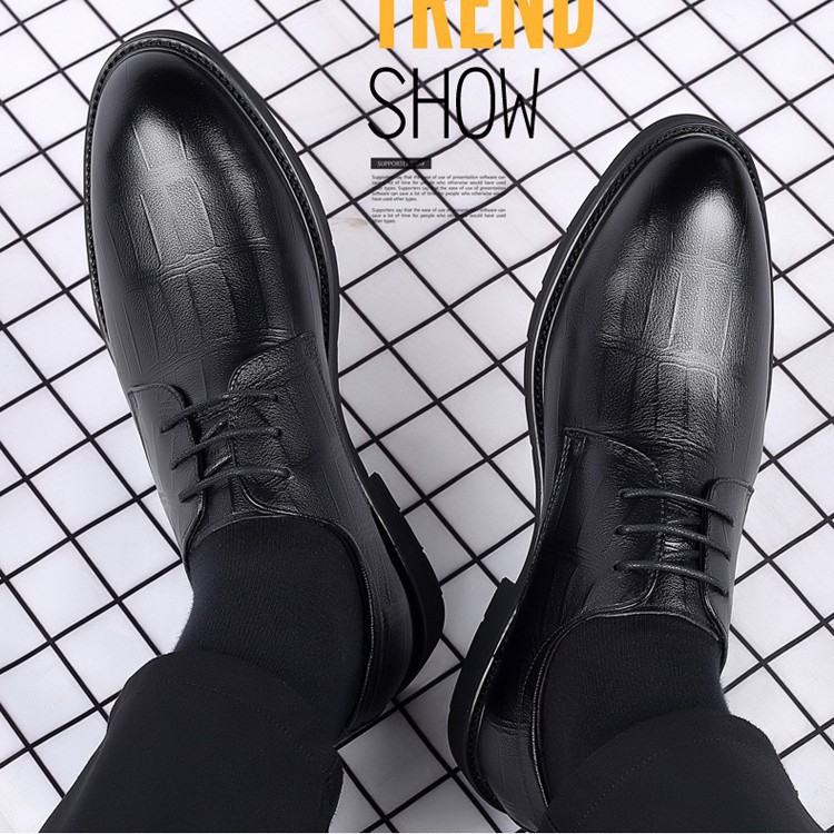 Herren Lederschuhe Im Britischen Stil Für Formelle Anlässe_voghion.com