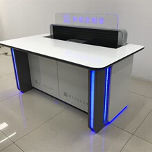 监控调度操作平台桌双联/四联指挥中心控制台加厚电脑工作台
