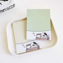 韩国ins同款猫咪遐想便签本卡通学生可撕便签简约可爱手帐素材纸