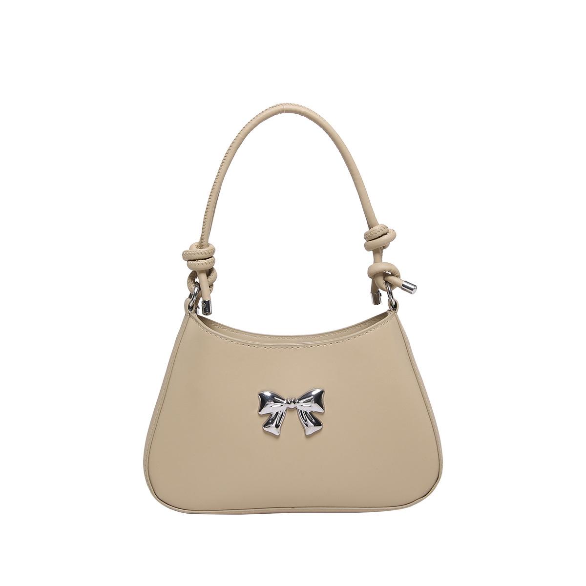 Bolso de axila con lazo lindo y dulce de la moda de este año 2024 invierno nuevo bolso de hombro para mujer