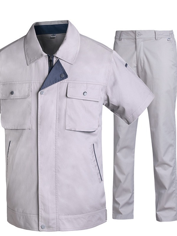 Trajes de trabajo de manga larga de verano para hombres delgados transpirables y resistentes al desgaste taller eléctrico de reparación de automóviles ropa de seguro personalizada