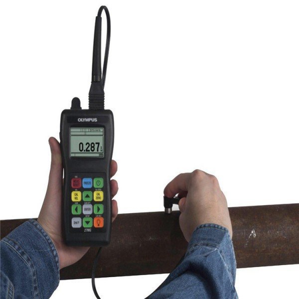 Instrumento de medición de espesor ultrasónico portátil de detección no destructiva de alta precisión