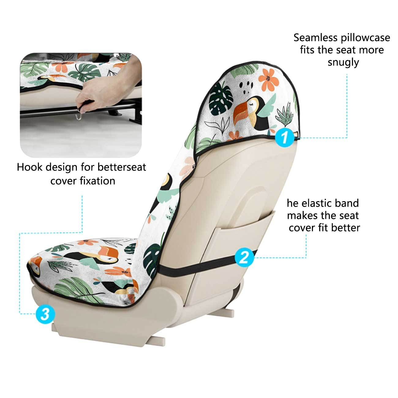 Car seat towel cover front seat protector suitable for gym and exercise, universal for all seasons, car use 44