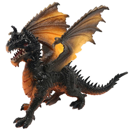 Dinosaur toys, Jurassic theme, realistic plastic animal model, mythical flying dragon, solid soft rubber, suitable for boys and girls, gift item