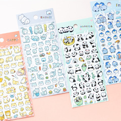 かわいい動物の手の漫画のシールの小脳の斧のパンダの猫の犬の子供の手の装飾の携帯電話のアルバムは貼ります