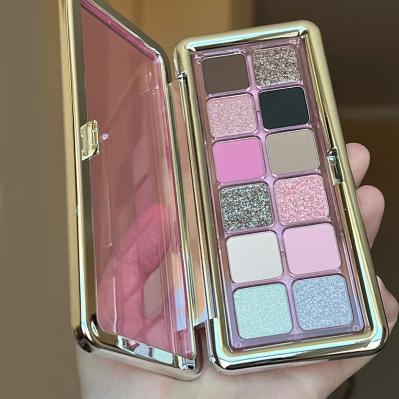 翠黛工厂眼影水泥盘12色哑光大地色系奶茶盘正品腮红 定制加工OEM