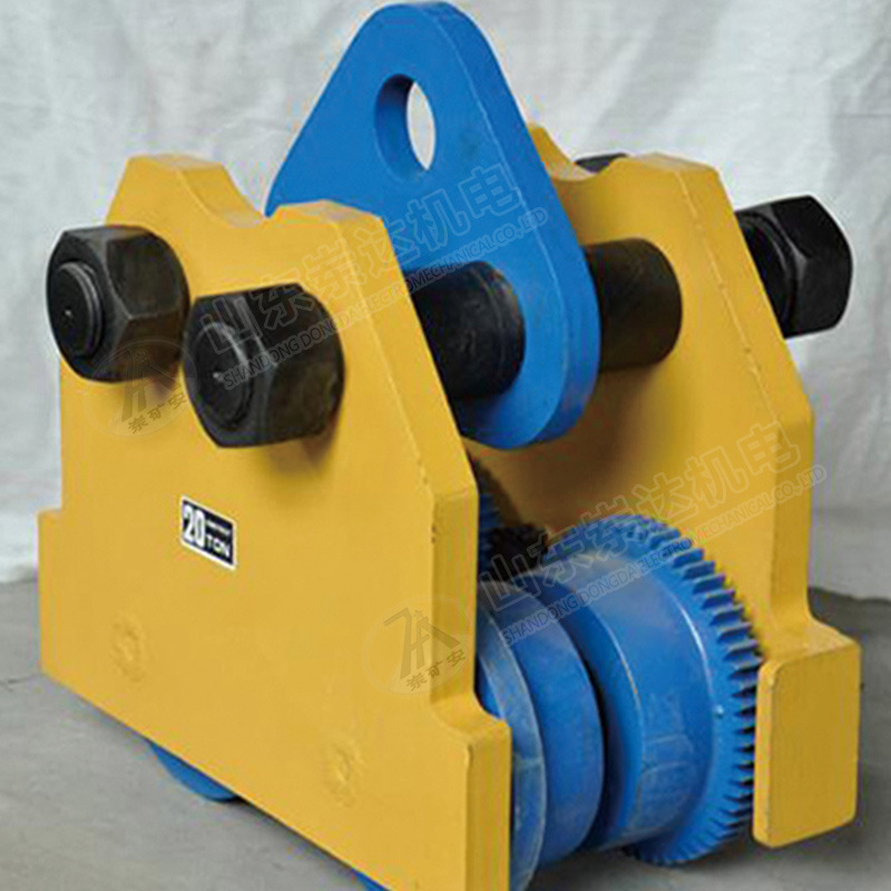 GCL系列手拉单轨行车应用于矿山井道治理防护10吨手拉单轨行车