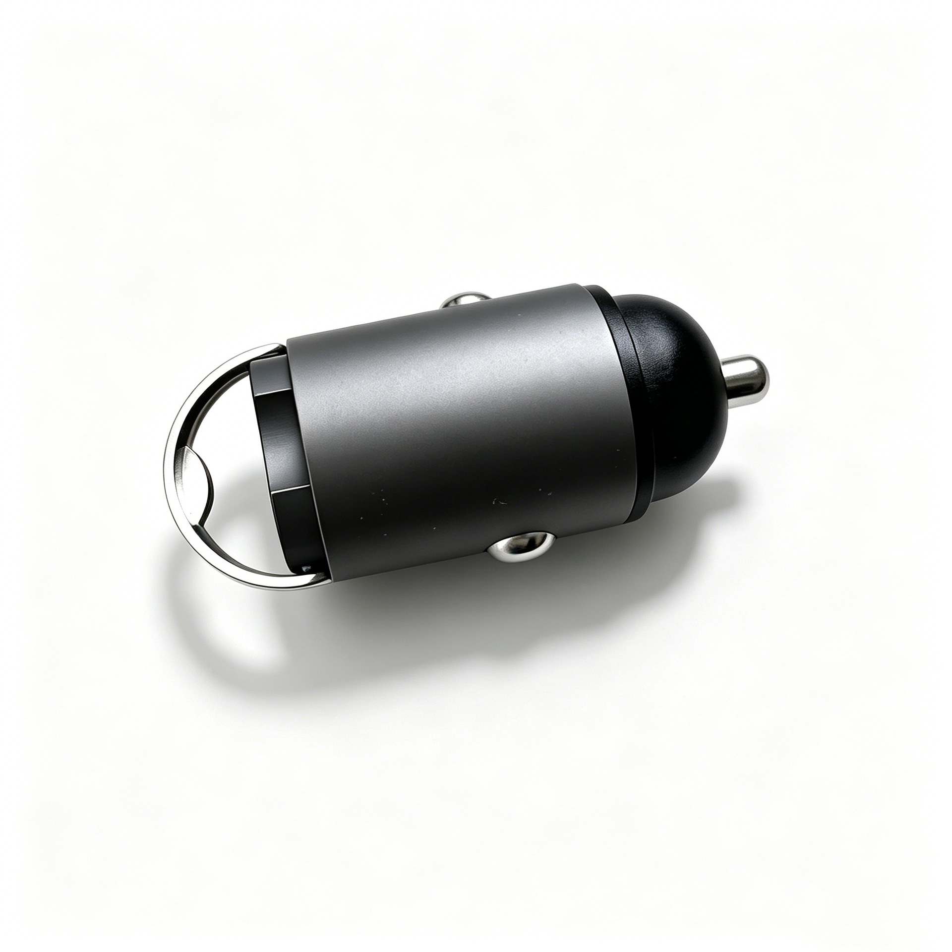 New Product 42.5W Super Fast Charging Dual-Port Hidden Aluminum Alloy Mini Pull-Tab Mobile Phone Car Charger