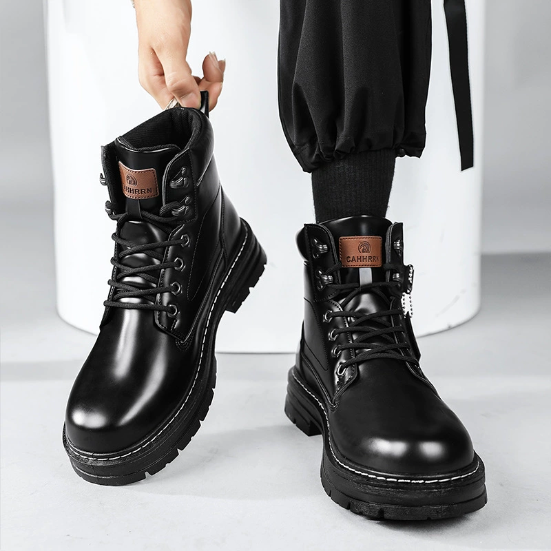Ботинки мужские Martens демисезонные нескользящие износостойкие в английском стиле