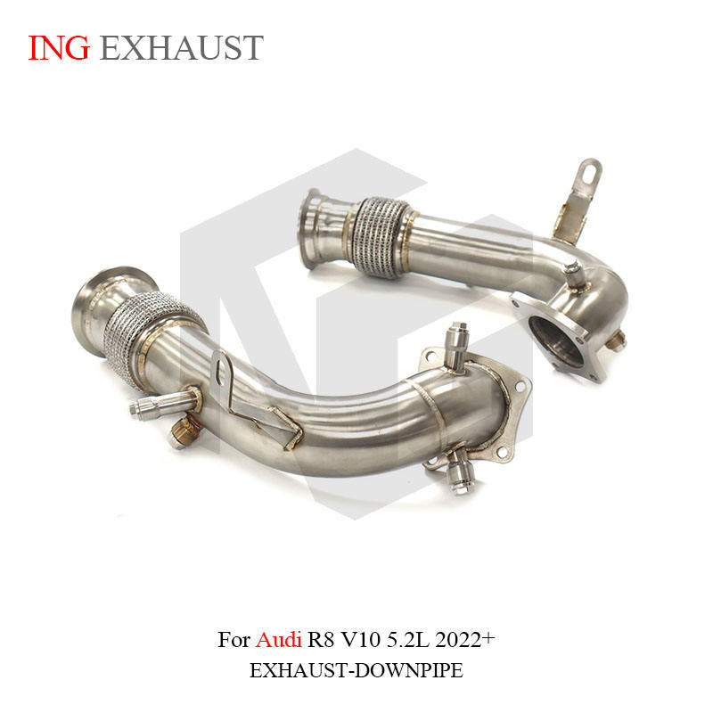 Suitable for Audi R8 V10 5.2l 2022 + stainless steel exhaust OPF straight pipe