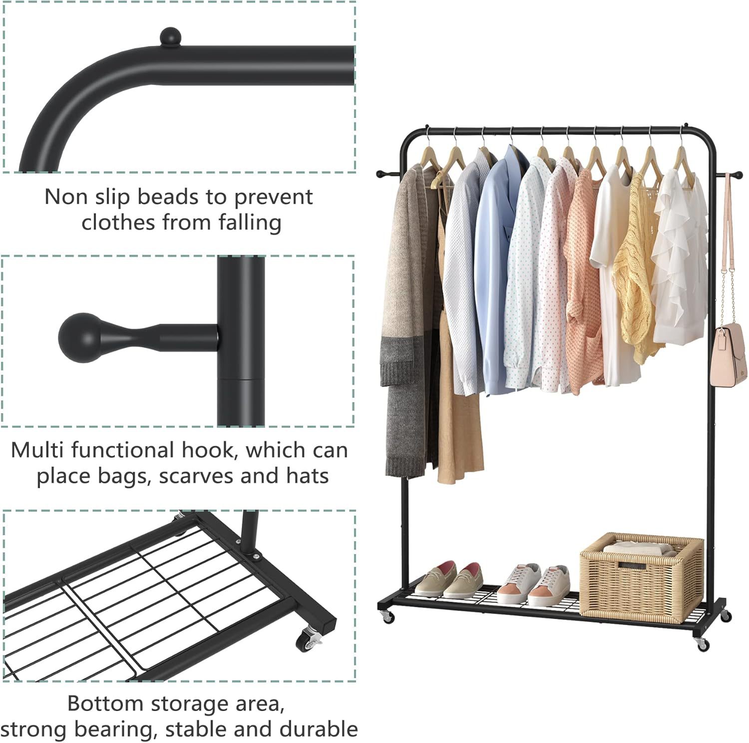 Amazon hierro forjado percha de ropa percha