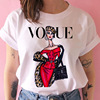 Short sleeve T-shirt for princess, with short sleeve, European style, oversize, suitable for import, wish, ebay