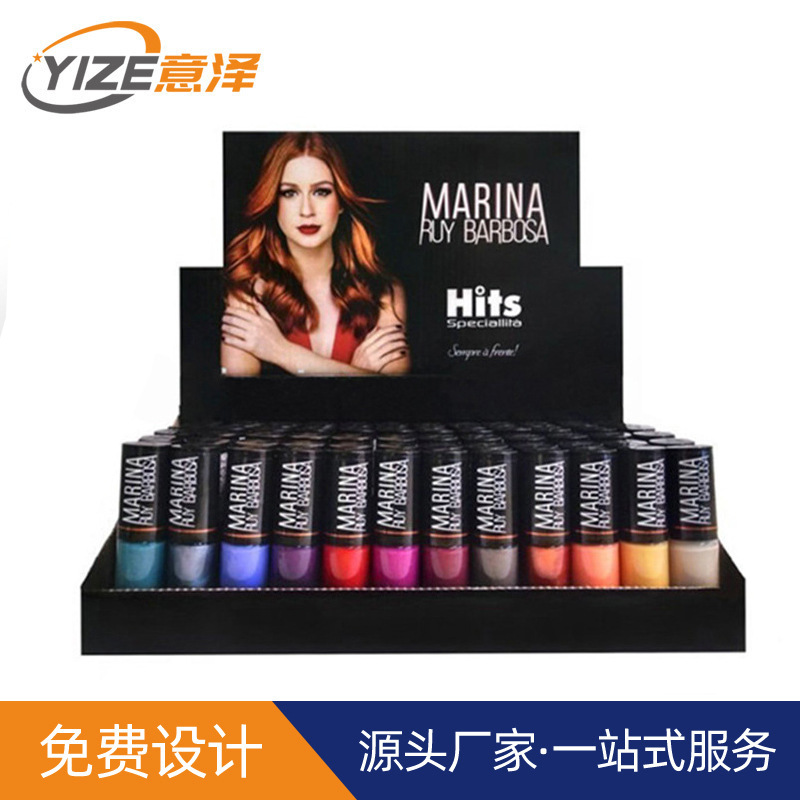 指甲油小型纸展示盒 超市瓦楞纸展示盒 促销陈列盒PDQ桌面展示盒