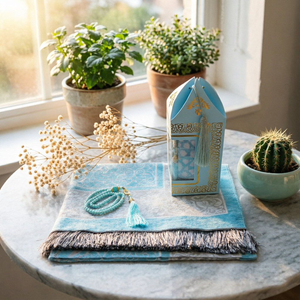 Elegant Pattern Prayer Mat Three-piece Set Exquisite Gift Box Multi-Color Optional Source Manufacturer Ready-made Prayer Mat Quick Delivery