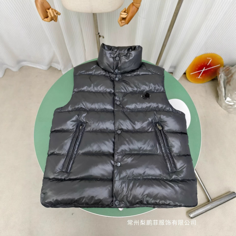 2026 Moncler 21Fw Tibb Classic down Vest Tib Stand Collar Flat Logo Vest Wholesale