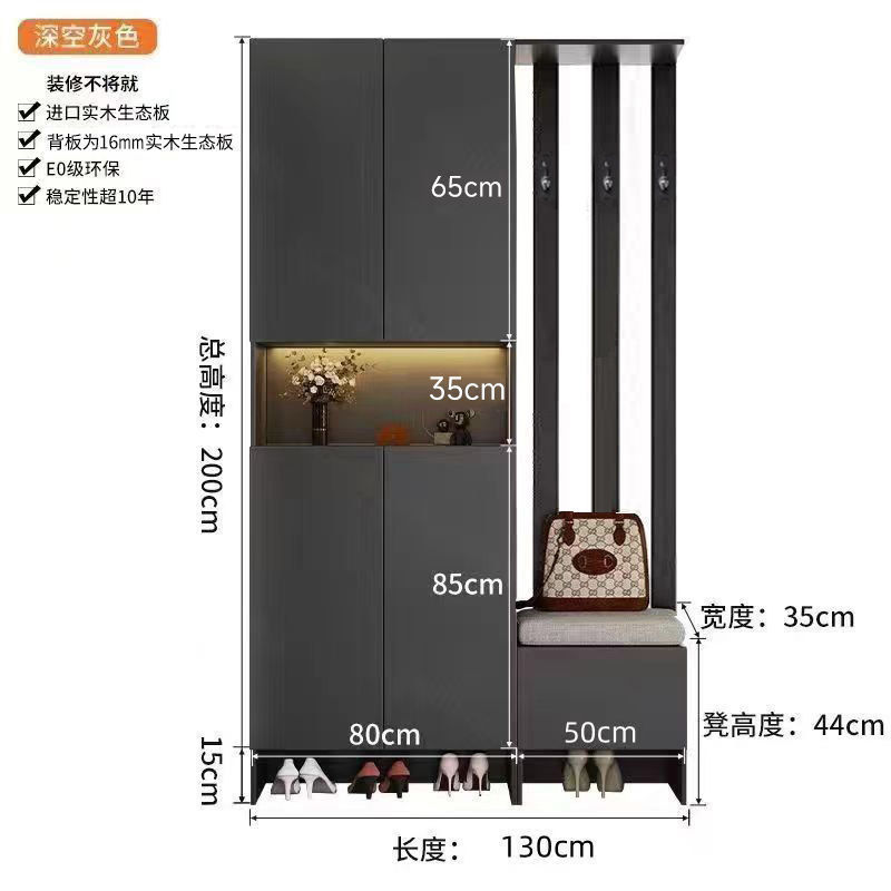 实木玄关柜入门鞋柜一体屏风隔断客厅遮挡隔断柜客厅双面屏风架|undefined