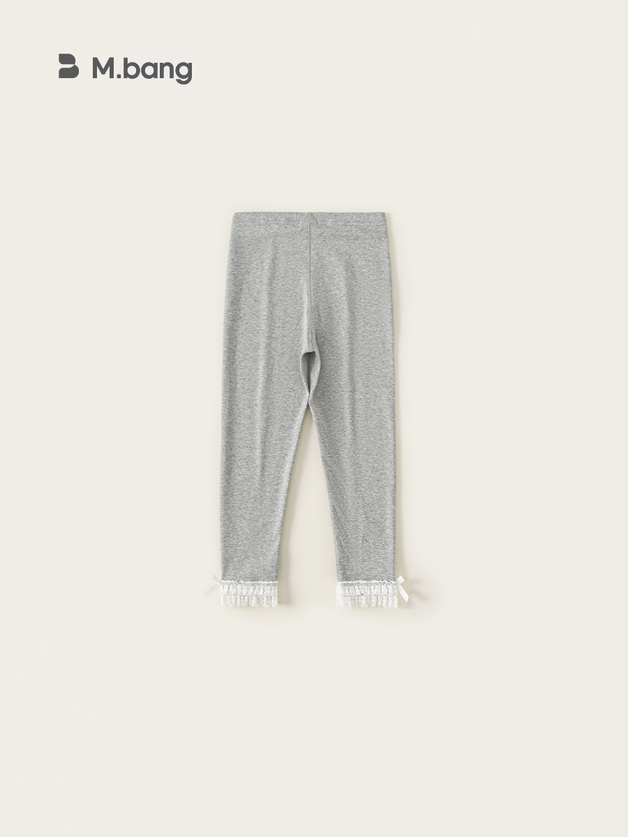 Youbao ropa para niños otoño nuevos pantalones para niños pantalones para niñas pantalones grises para niñas leggings simples