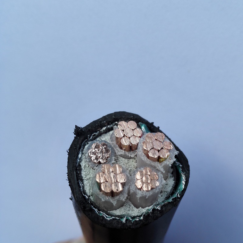电力电缆厂家YJV22铠装电缆5芯10 16 25 35平方3+2地埋铜芯电缆线