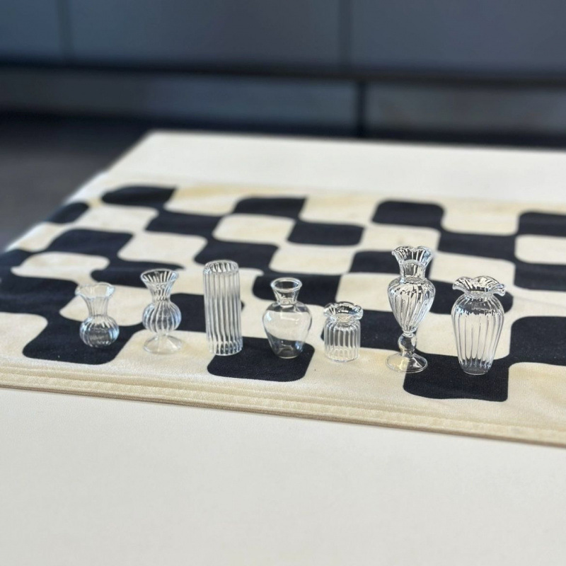 小红书同款可爱迷你玻璃花瓶特小袖珍小口径水培插花花瓶装饰摆件