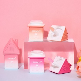 Foreign trade cross-border special for new small house lip oil three-color moisturizing lip gloss display box packaging lip glaze