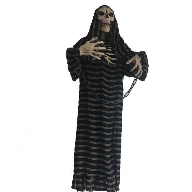 Ghost Grid Hanging Ghost Room Escape Ghost House Tattoo Shop Colgante Bar Decoración Props Horror Horror Esqueleto Hanging Ghost