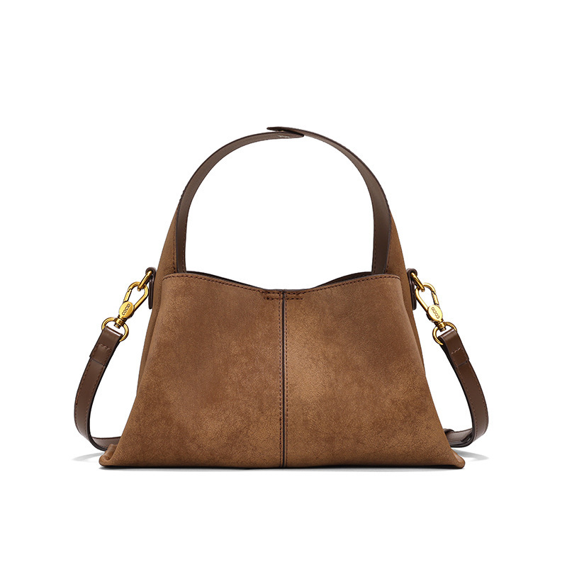 Suede Niche Designer Simple Tote Women's Bag Portable Shoulder Bag Work Clothing Versatile Hand-Held Crossbody Bag Suede Niche Designer Simple Tote Women's Bag Portable Shoulder Bag Work Clothing Versatile Hand-Held Crossbody Bag