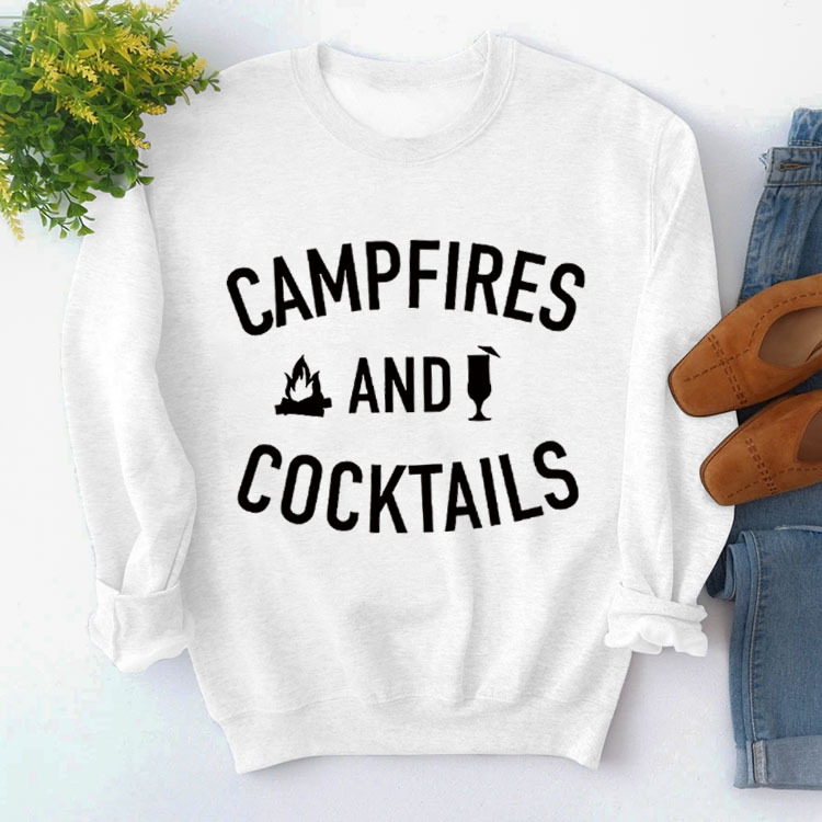 Amazon deseo Otoño e Invierno ropa de las nuevas mujeres fogatas y cócteles carta impreso suéter