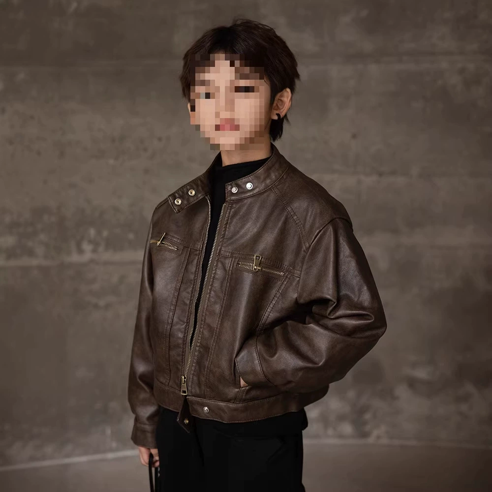 Осеннее термобелье для мальчиков, детская полупролеглая стеганая fashionable jacket для подростков, корейский стиль