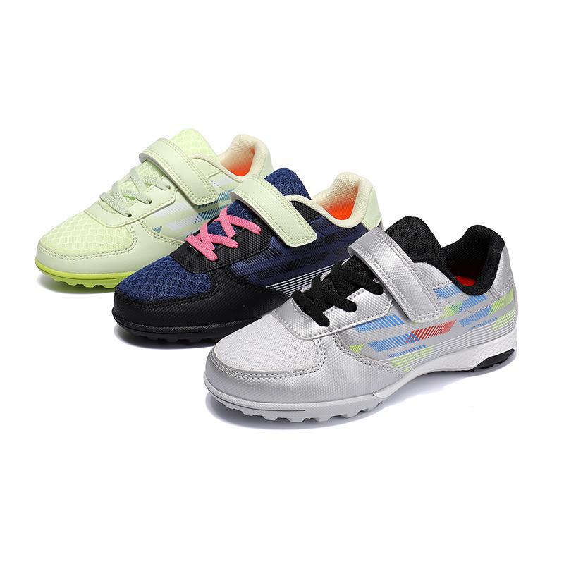 Zapatos de Fútbol Infantil con Velcro de TPR Transpirable para Terreno Firme image 5