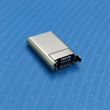 �η��׵���������TYPE C 16P��ͷ180��SMT H=11.94