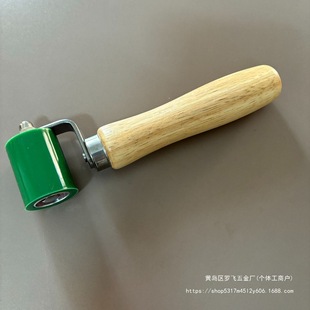 Wholesale sales manual silicone high temperature resistant double bearing waterproof roll film advertising cloth roller red and green single head