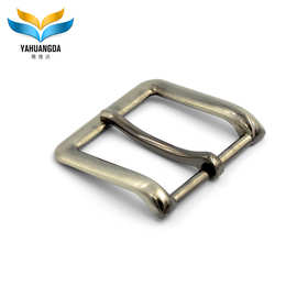 厂家热销时尚金属双针扣,箱包五金,合金箱包鞋扣方形针扣45MM