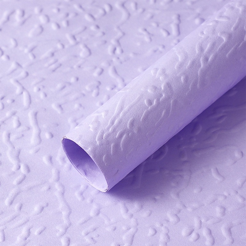Papel de embalaje de flores estereoscópio relieve ondulado punto de papel artístico kraft ramo de flores papel de envoltura de flores hecha a mano DIY material de envoltura de flores