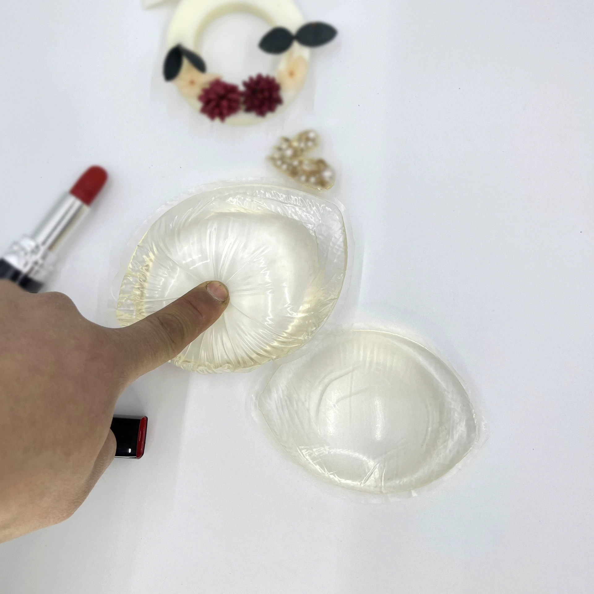 Силиконовые вкладыши для груди, невидимый прозрачный push-up бюстгальтер, нижнее бельё, увеличенная толщина