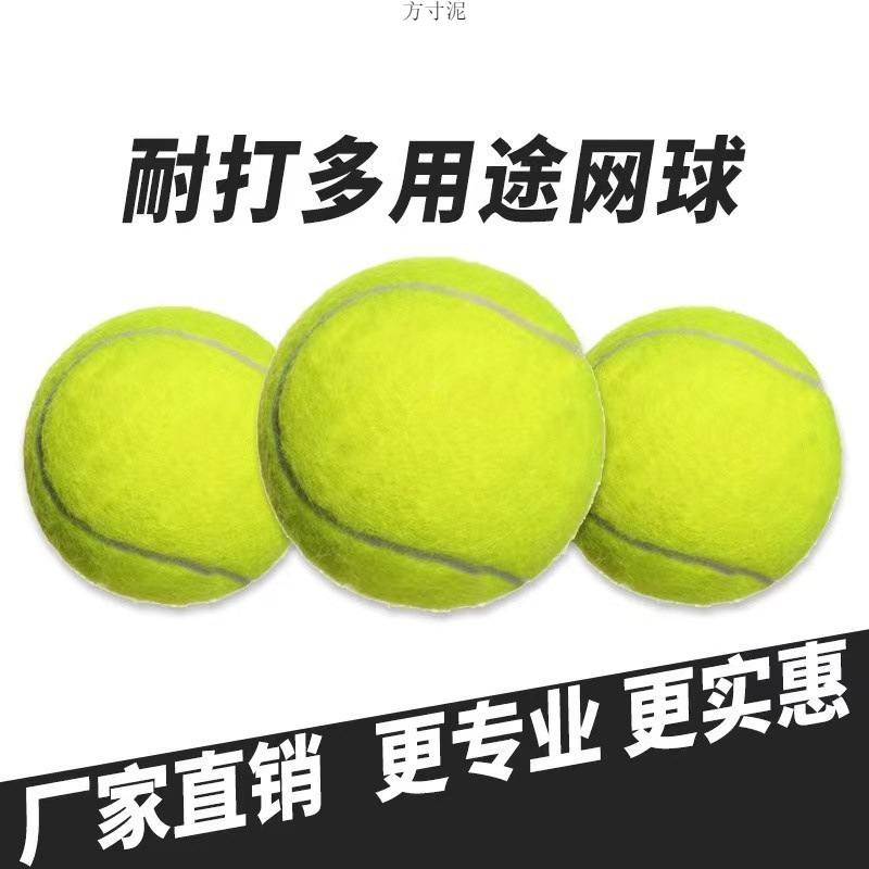 Tennis High Elasticity Beginner's Resistance to Playing Standard Training Wear-resistant Junior High School Competition Special Massage Toy Pet Ball