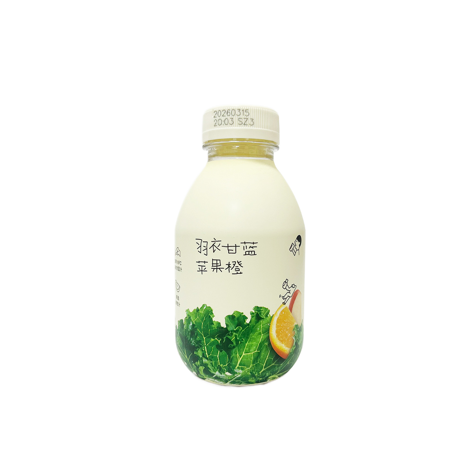 Fruit and vegetable drink kale apple orange 350ml