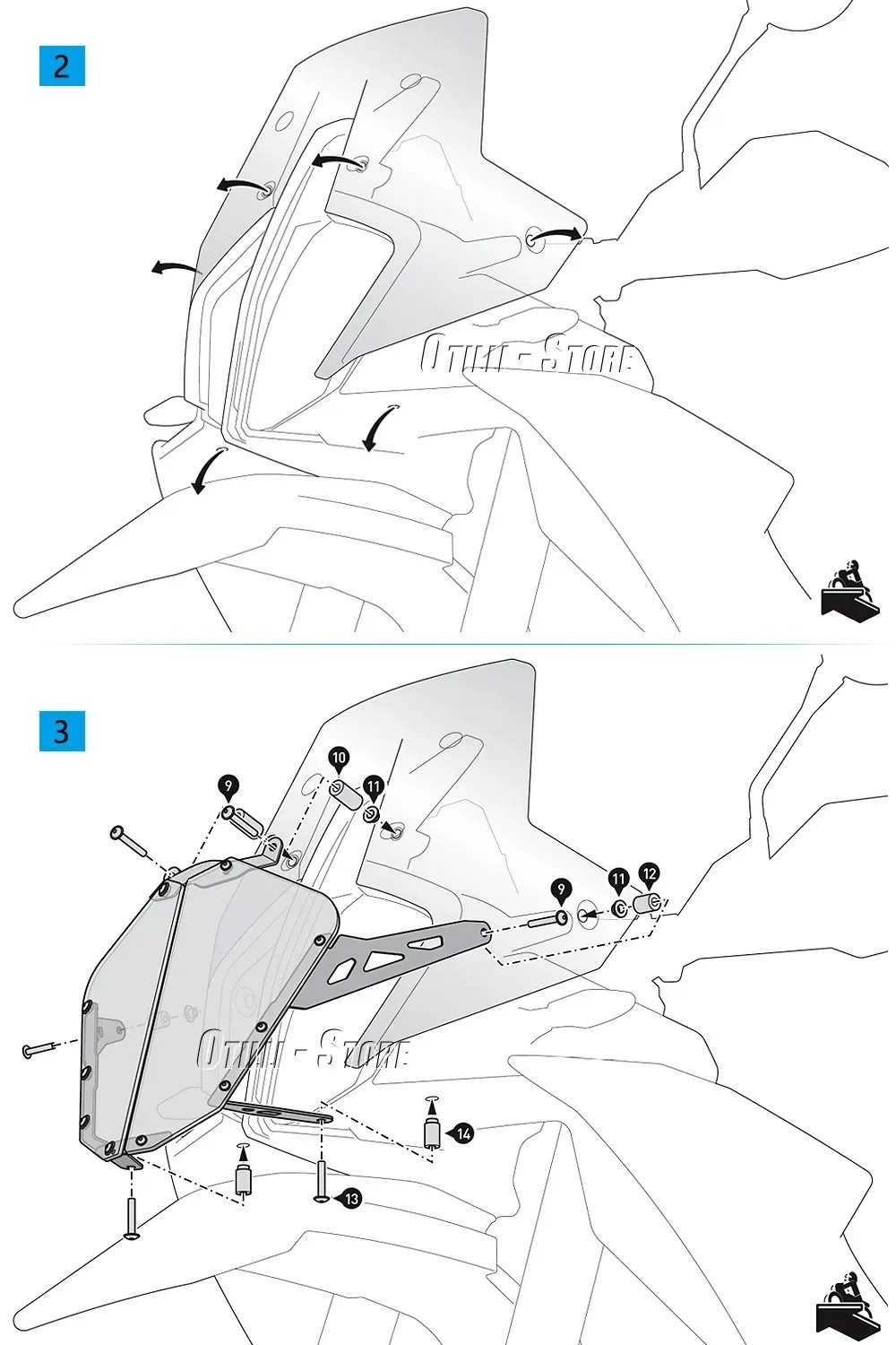 Cross-border exclusive use of 790/890 Adventure/R motorcycle accessories modified headlight transparent protective cover