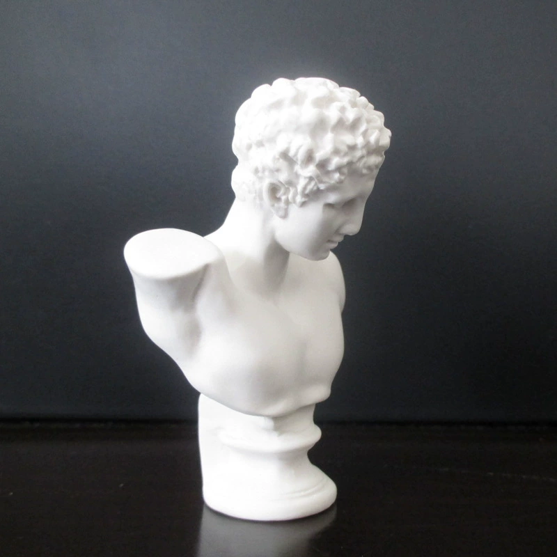 7cm Hermes resin imitation gypsum mini figurine Nordic desktop ornament ins style sculpture ornament